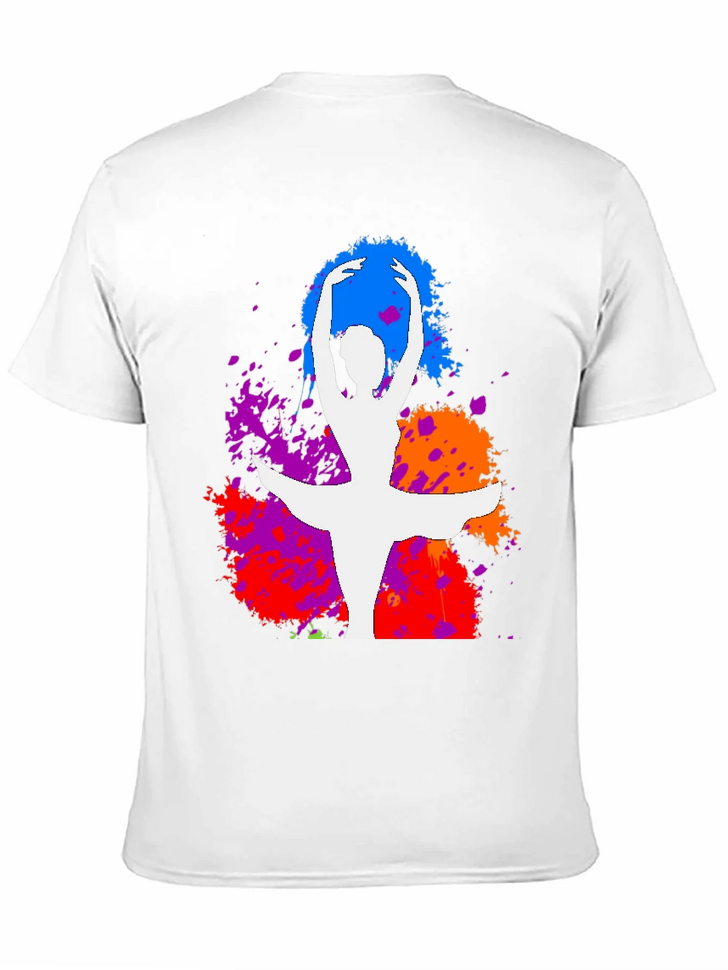 Ballet Dancer Splatter Graphic Tee - Stylish Artistic Design product image 10