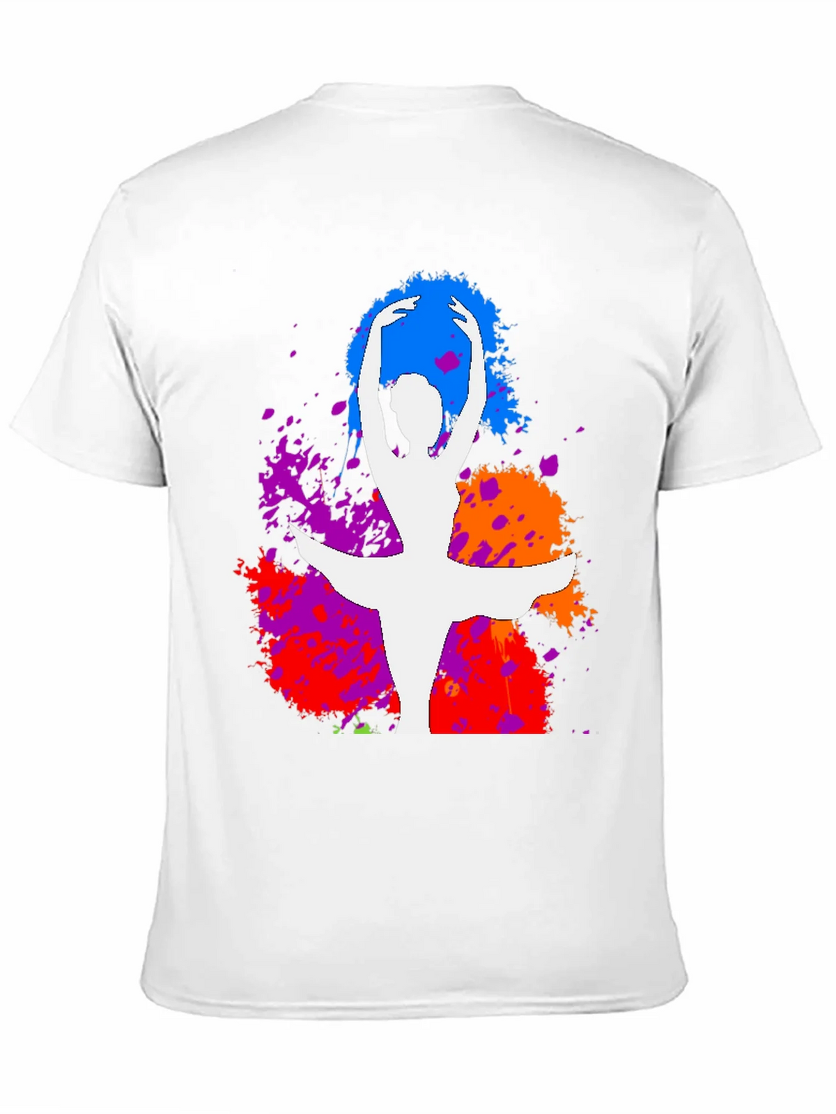 Ballet Dancer Splatter Graphic Tee - Stylish Artistic Design product image 10
