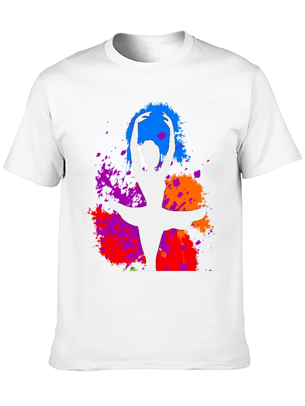 Ballet Dancer Splatter Graphic Tee - Stylish Artistic Design product image 9