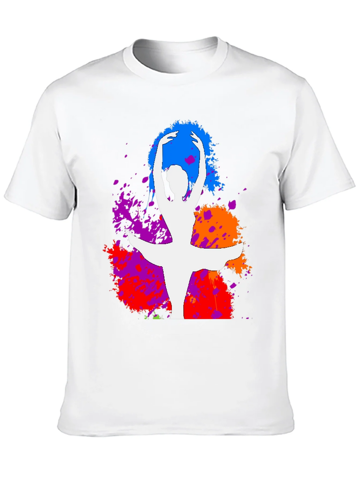 Ballet Dancer Splatter Graphic Tee - Stylish Artistic Design product image 9