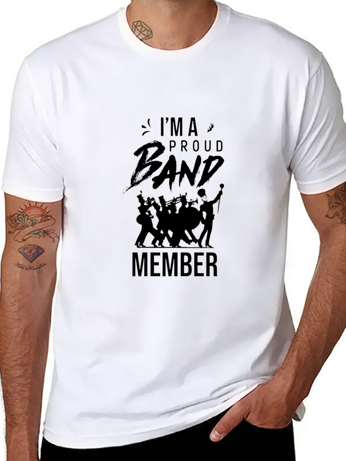 Proud Band Member Black T-Shirt product image 4