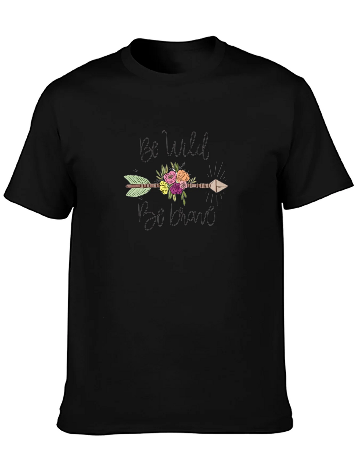 Be Wild Be Brave Arrow Graphic T-Shirt product image 2