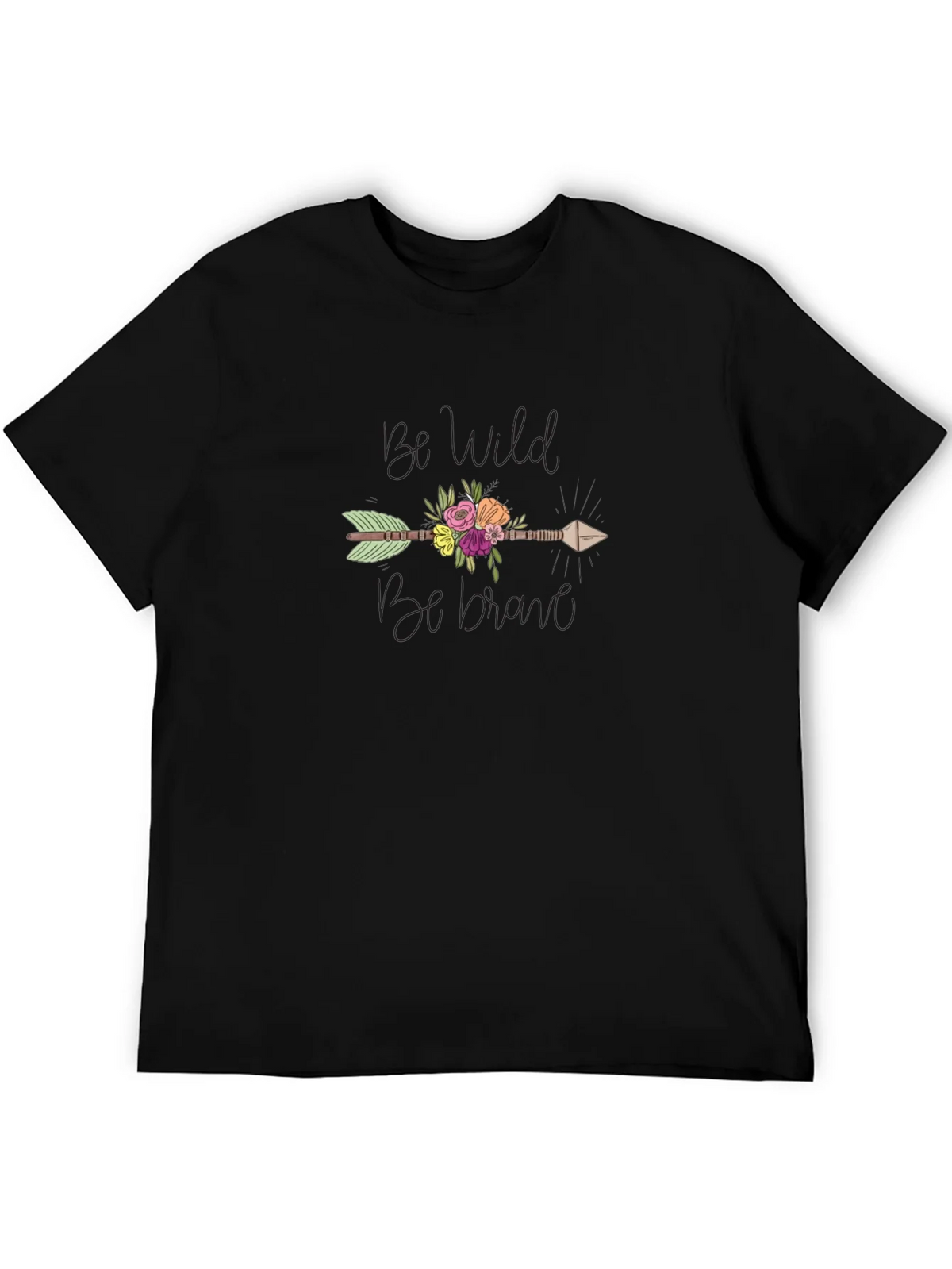 Be Wild Be Brave Arrow Graphic T-Shirt product image 3