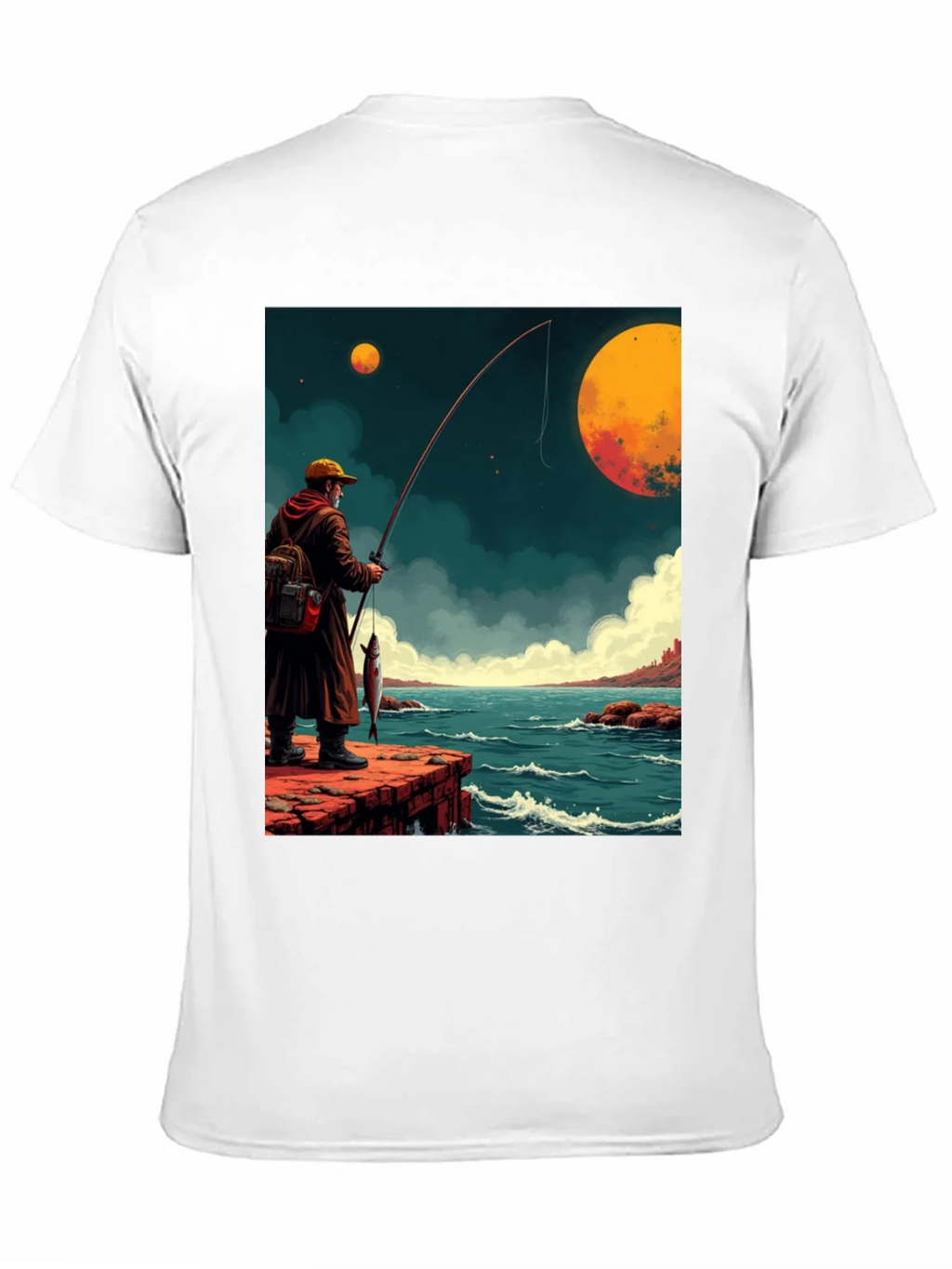 Retro Fishing Graphic Tee product image 10