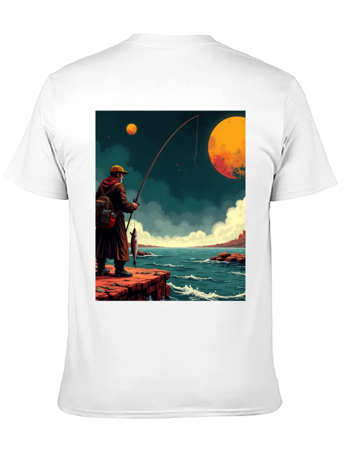 Retro Fishing Graphic Tee product image 10
