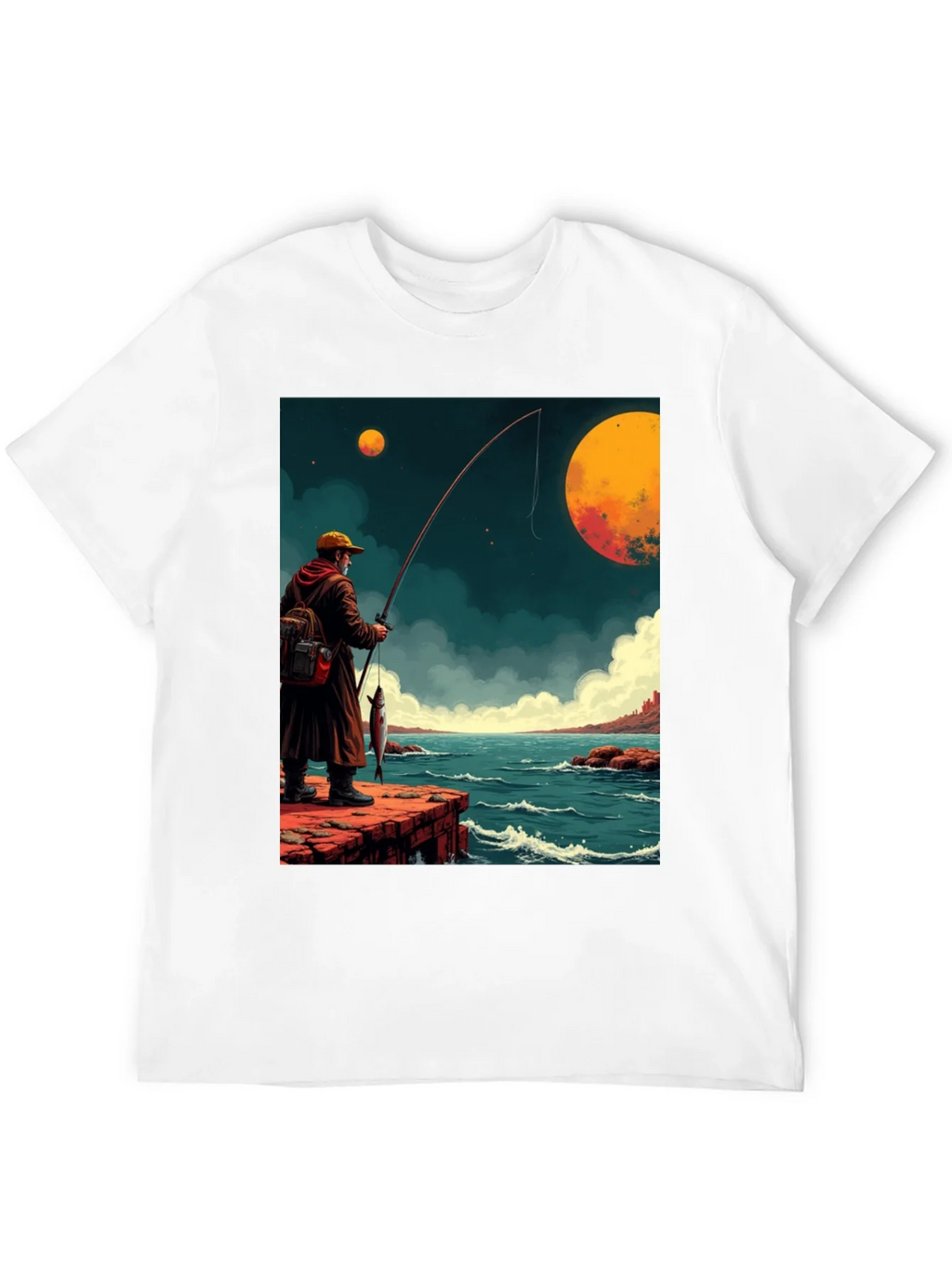 Retro Fishing Graphic Tee product image 11