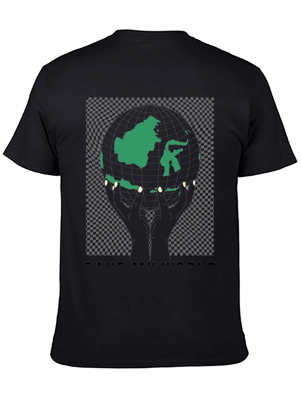 Save My World Graphic Tee - Black product image 4