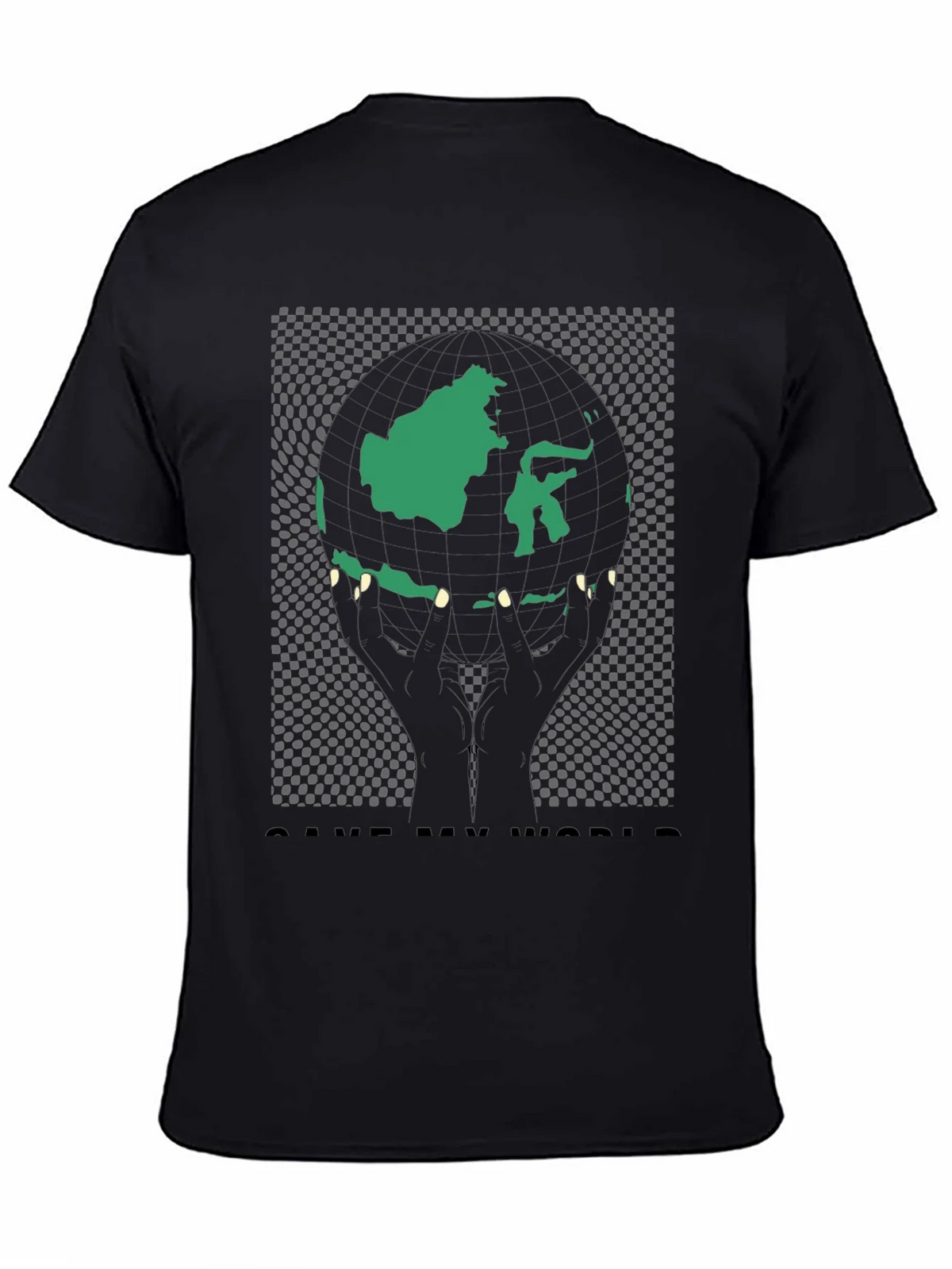 Save My World Graphic Tee - Black product image 4