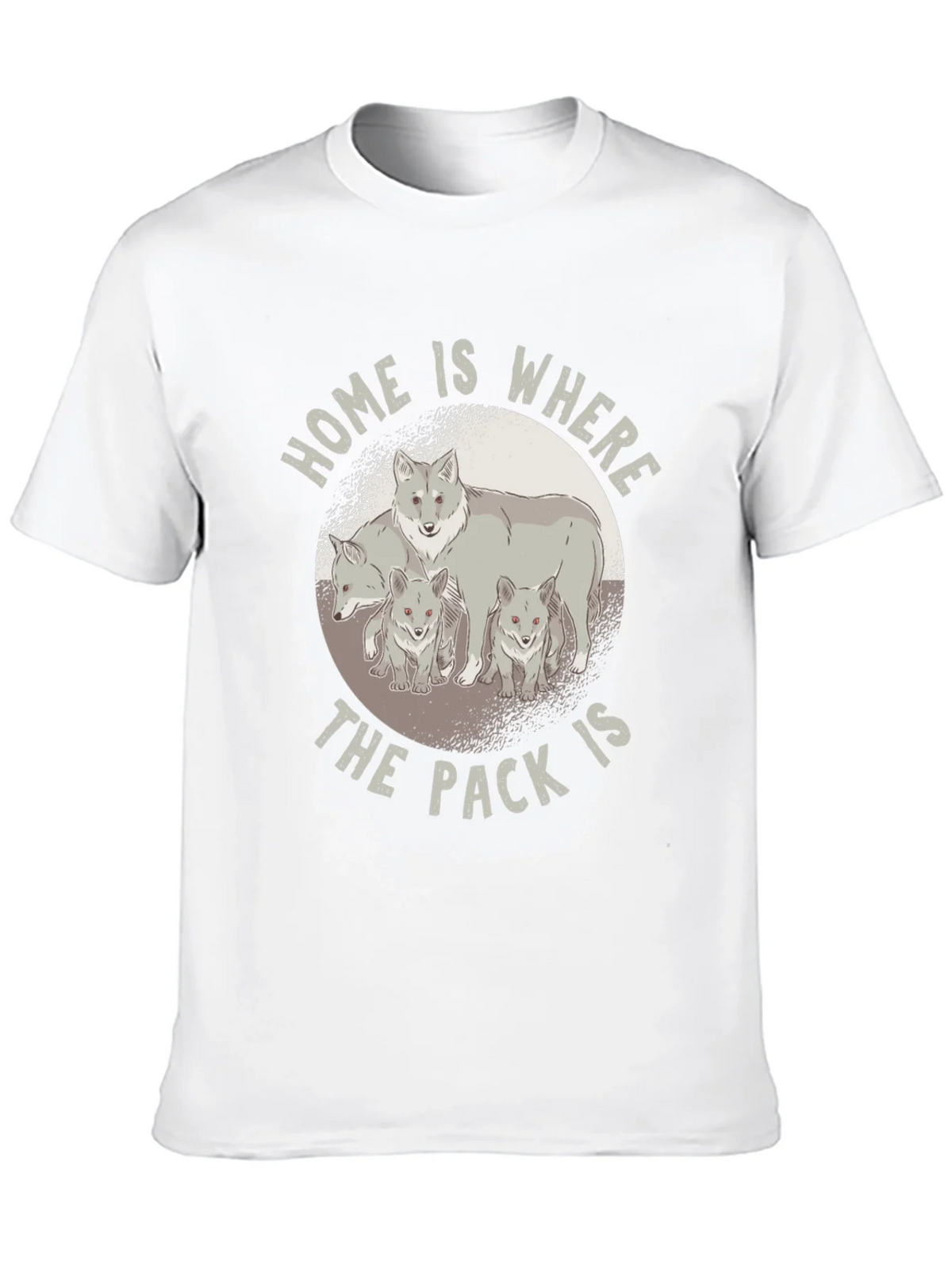 Home is Where the Pack Is - Wolf Family T-Shirt product image 9