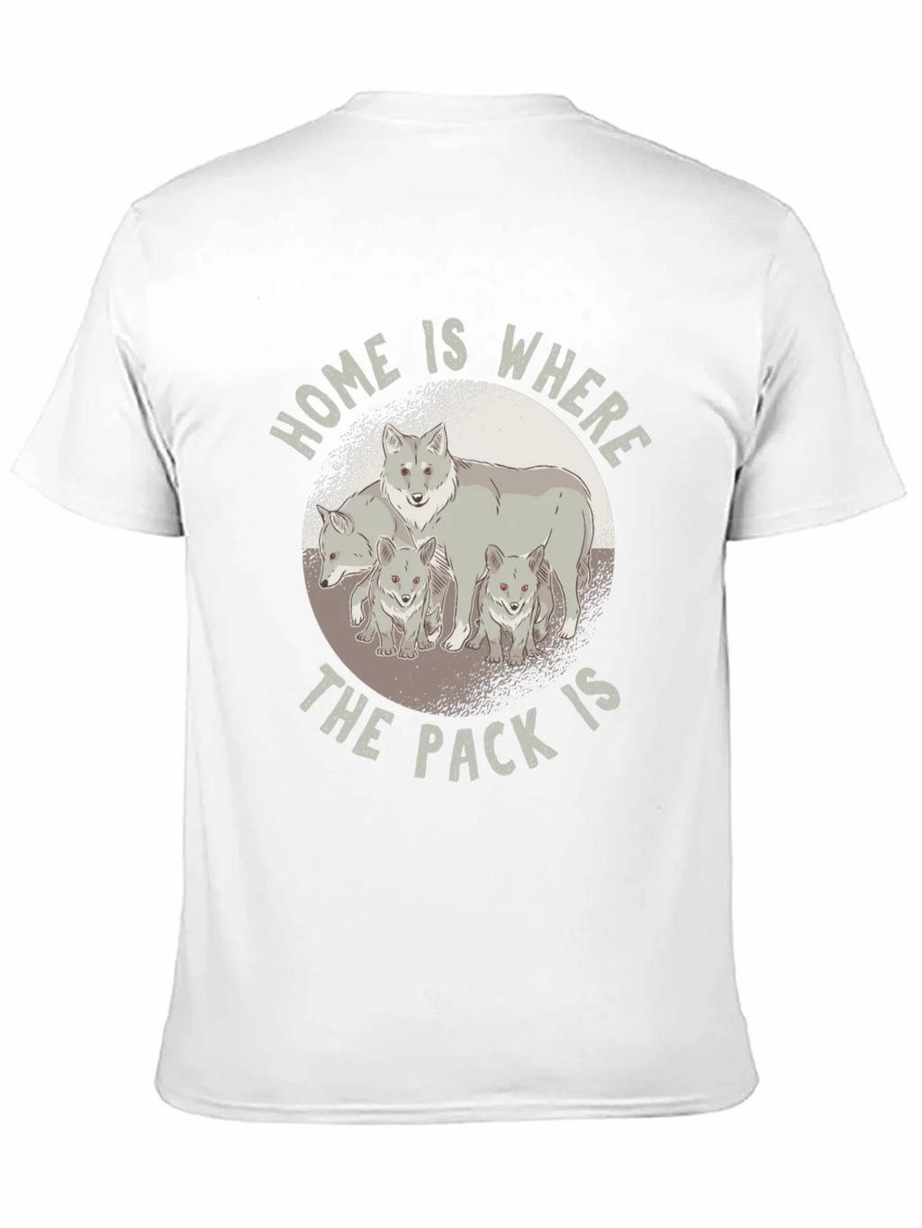 Home is Where the Pack Is - Wolf Family T-Shirt product image 10