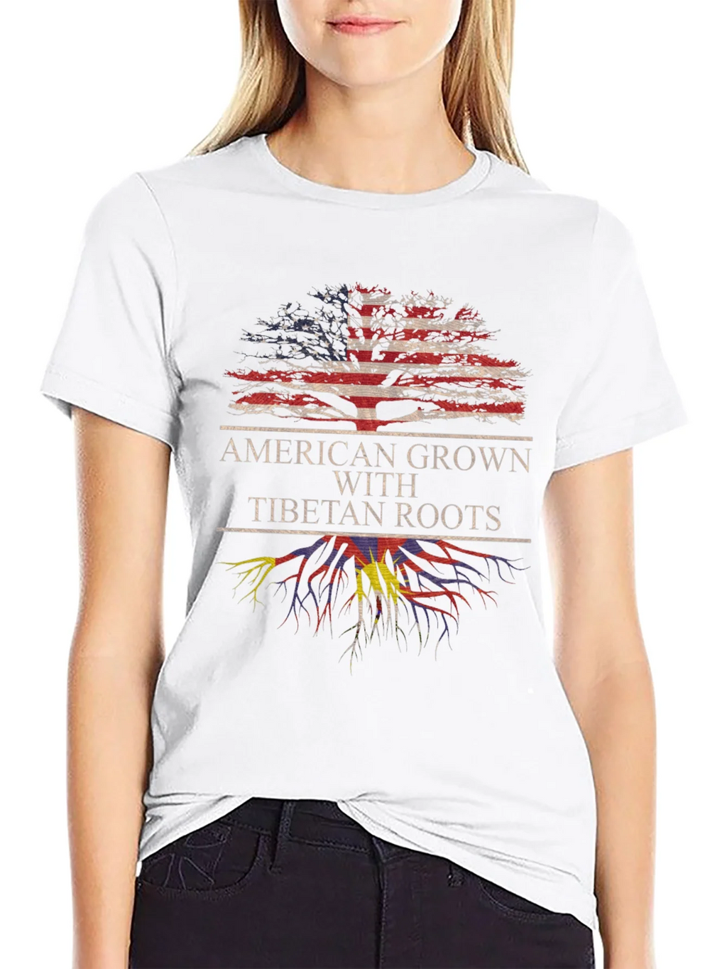 American Grown Tibetan Roots T-Shirt product image 7