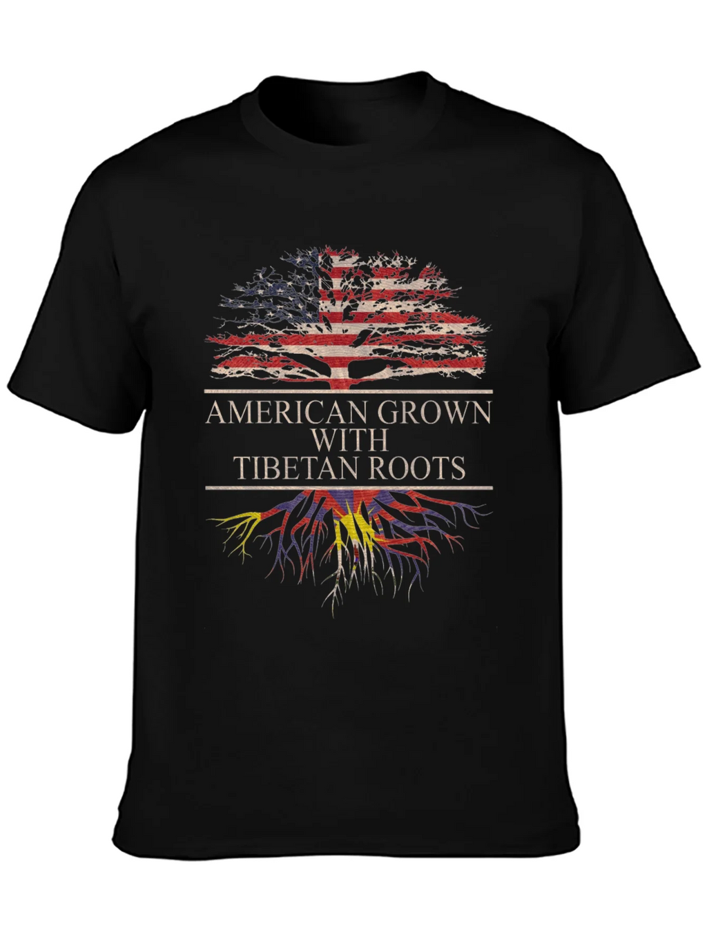 American Grown Tibetan Roots T-Shirt product image 3