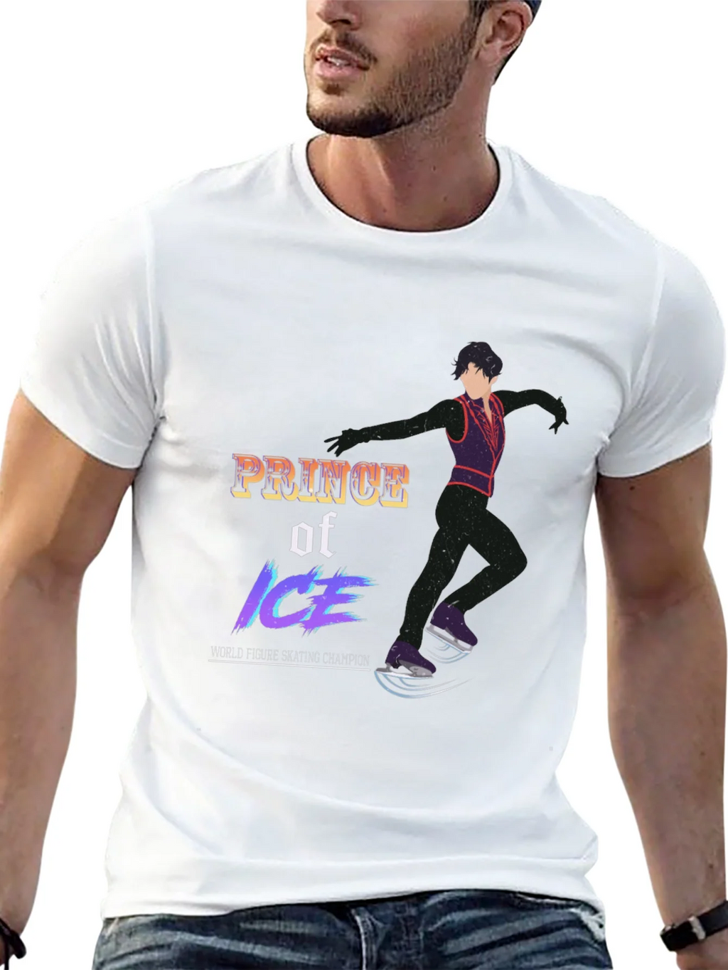 Prince of Ice Figure Skating Graphic Tee product image 12