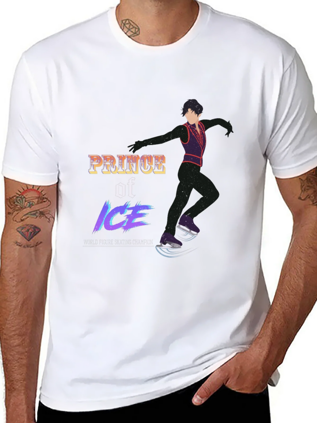 Prince of Ice Figure Skating Graphic Tee product image 7