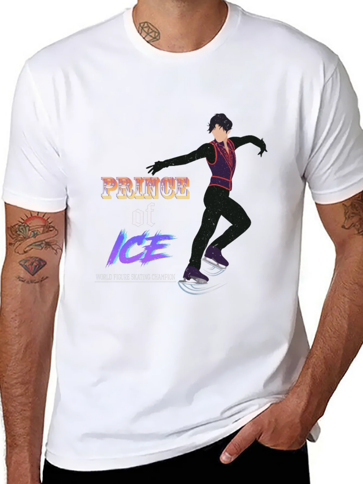 Prince of Ice Figure Skating Graphic Tee product image 7