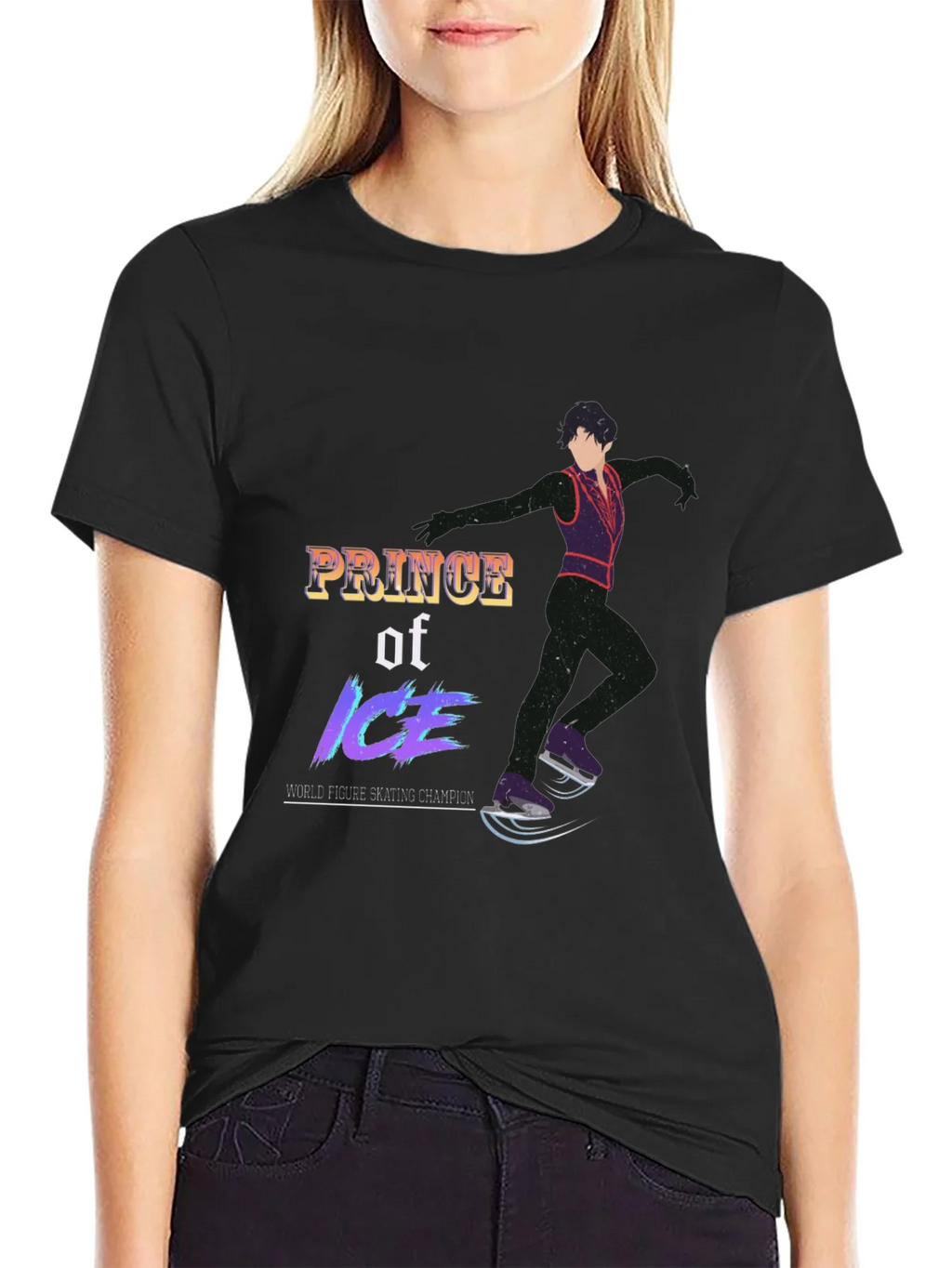 Prince of Ice Figure Skating Graphic Tee product image 2