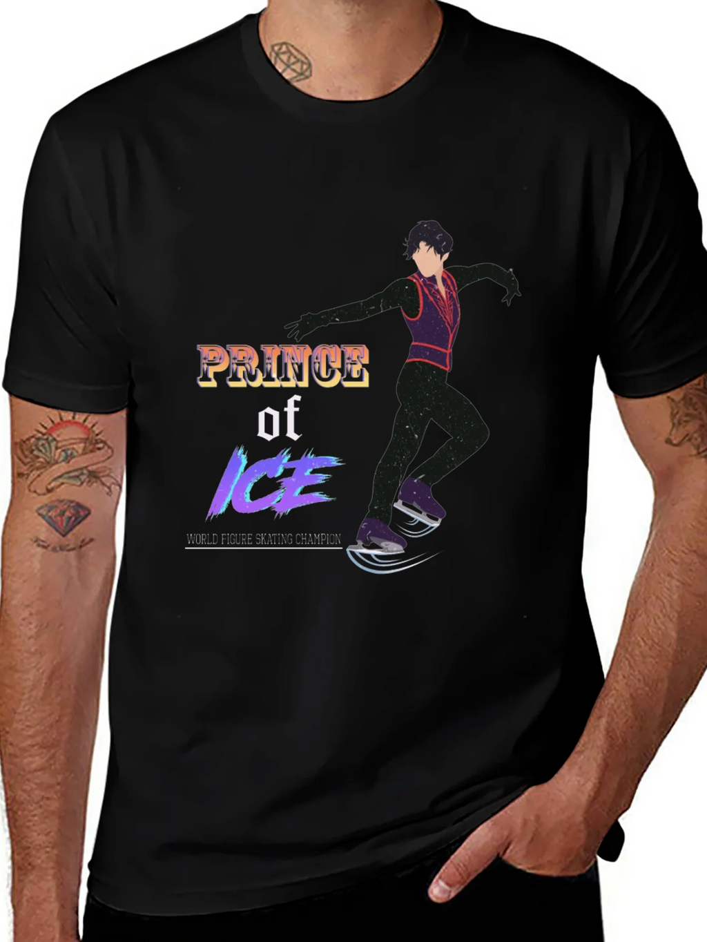 Prince of Ice Figure Skating Graphic Tee product image 1