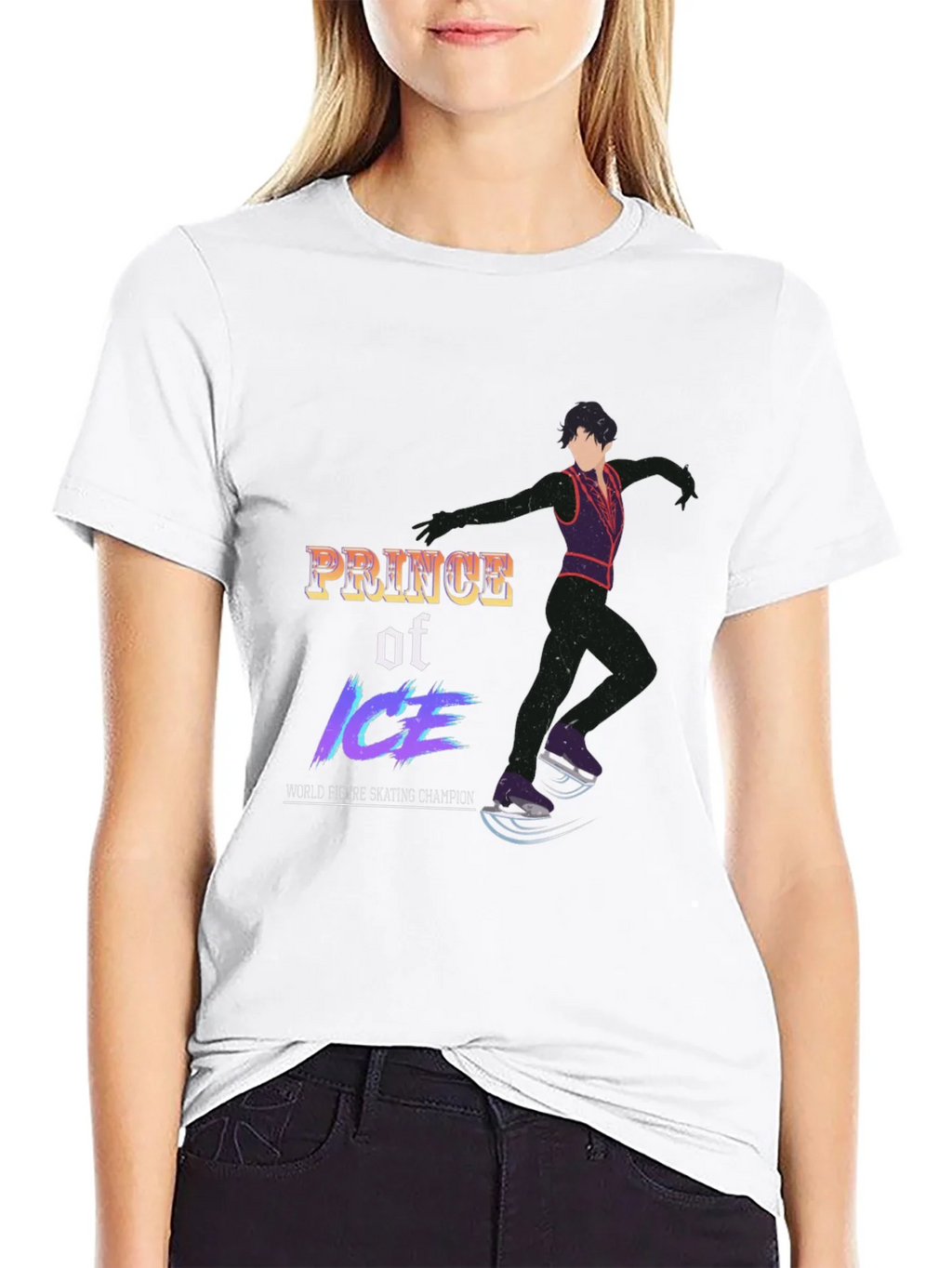Prince of Ice Figure Skating Graphic Tee product image 8