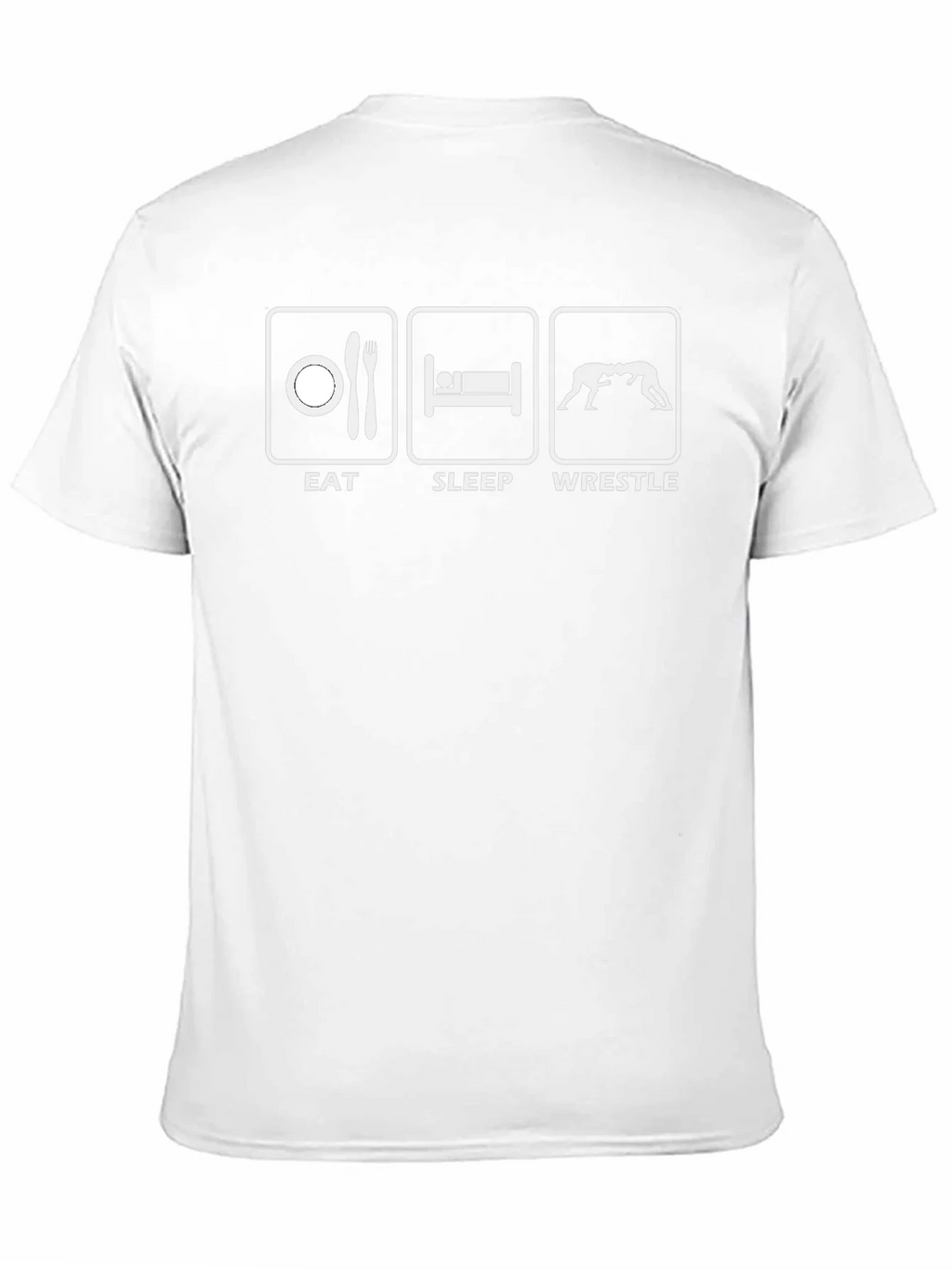 Eat Sleep Wrestle Black T-Shirt product image 10
