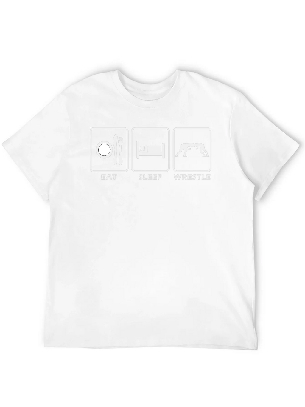 Eat Sleep Wrestle Black T-Shirt product image 11
