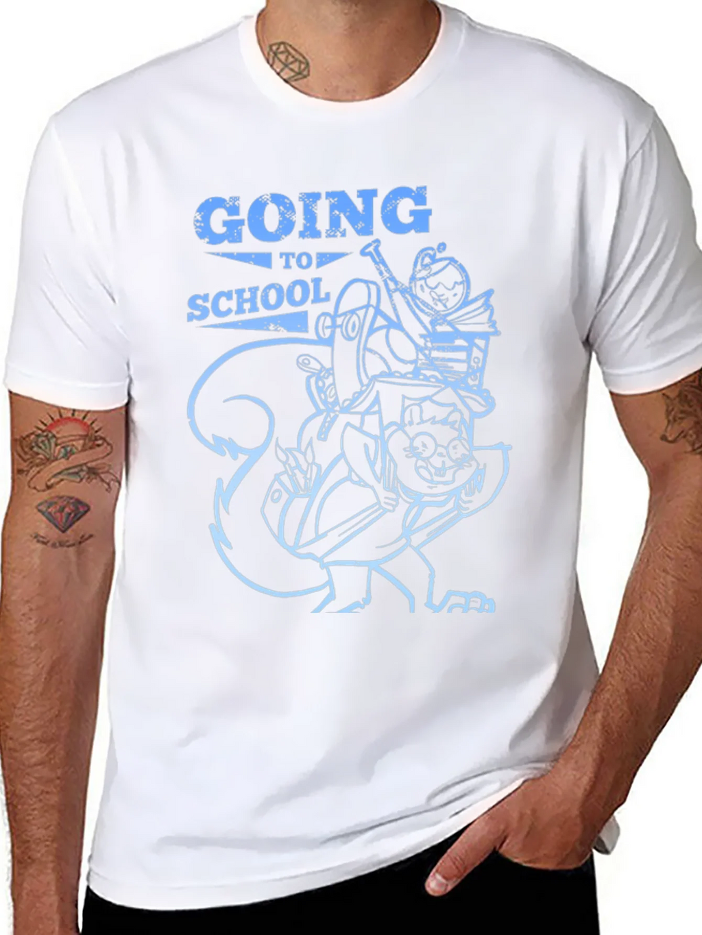 Going To School Graphic T-Shirt product image 7