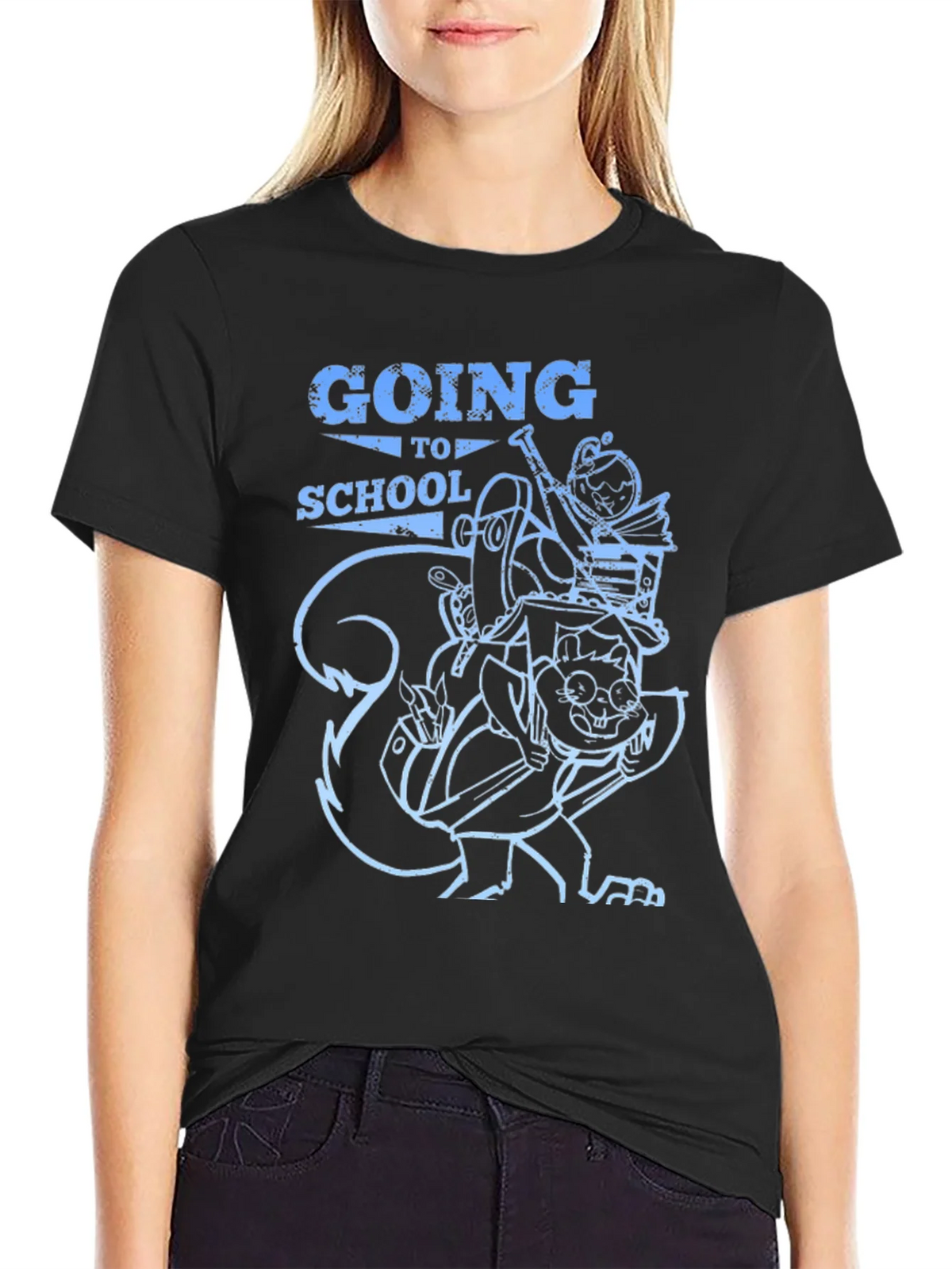 Going To School Graphic T-Shirt product image 2