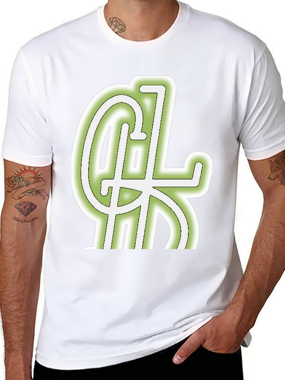 Cool Graphic Tee - Black Cotton Blend Casual Wear product image 6