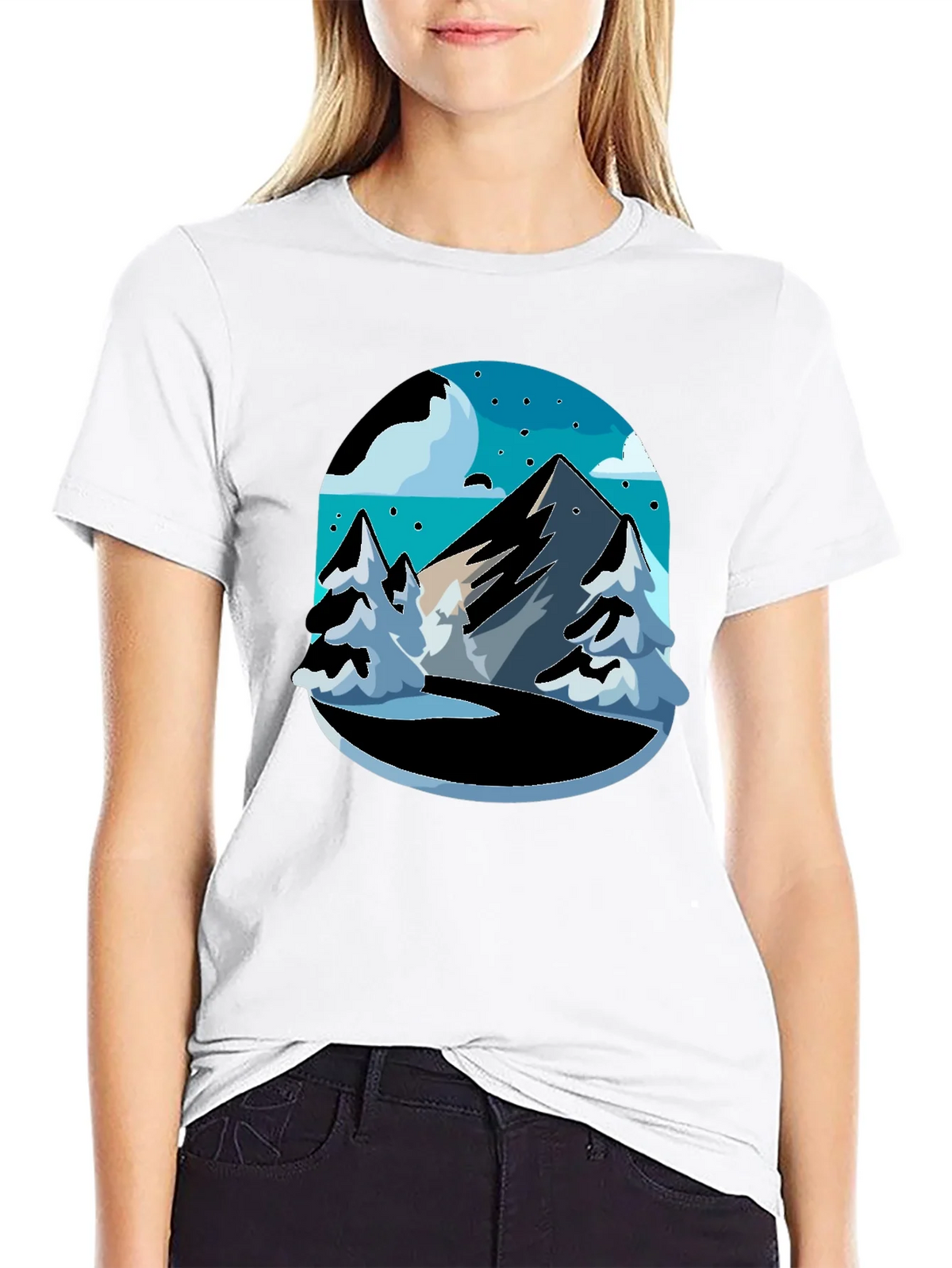 Mountain Scene Black Tee - Adventure Ready! product image 7