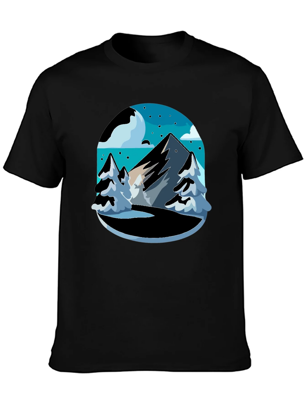 Mountain Scene Black Tee - Adventure Ready! product image 3