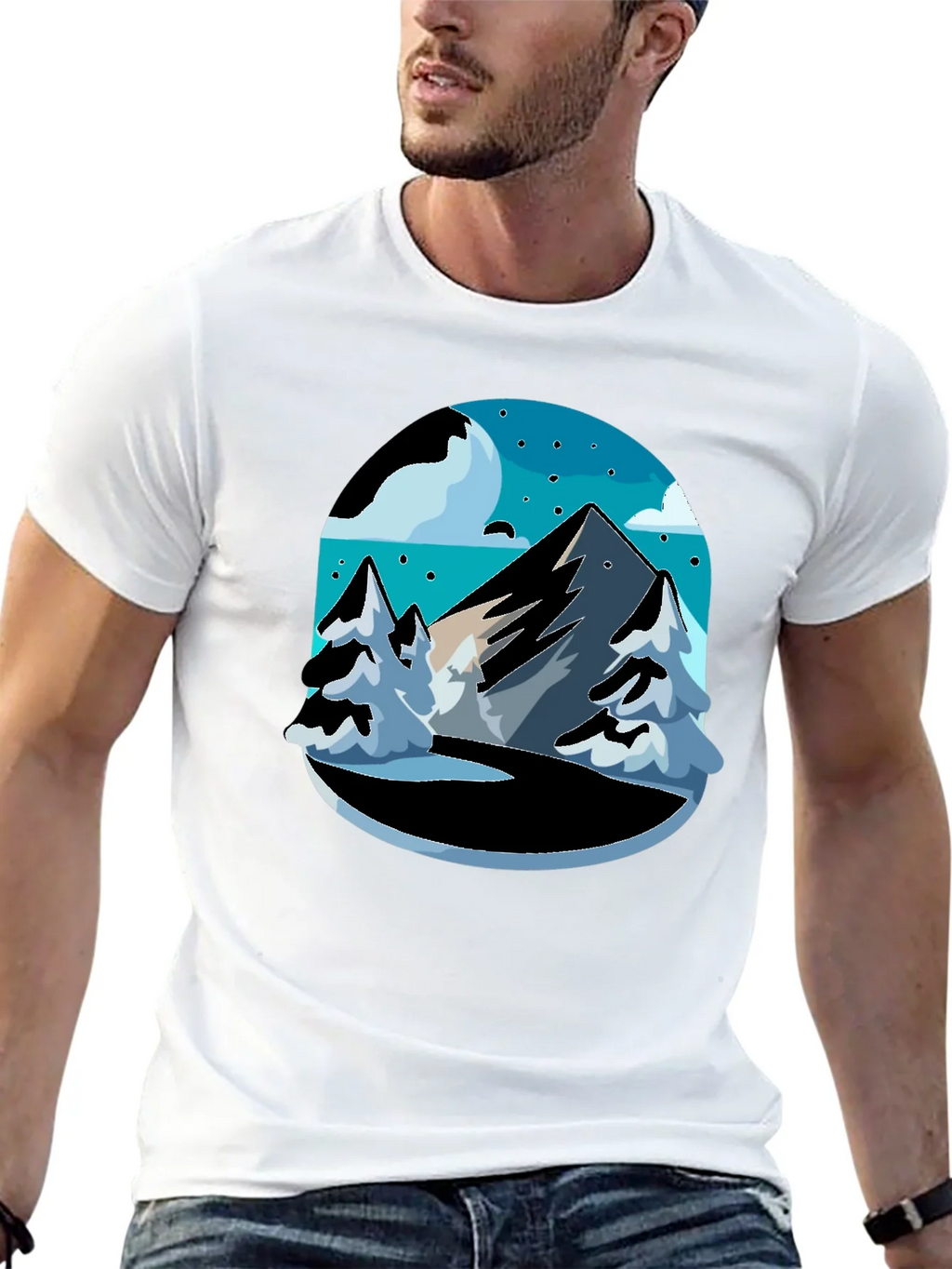 Mountain Scene Black Tee - Adventure Ready! product image 11