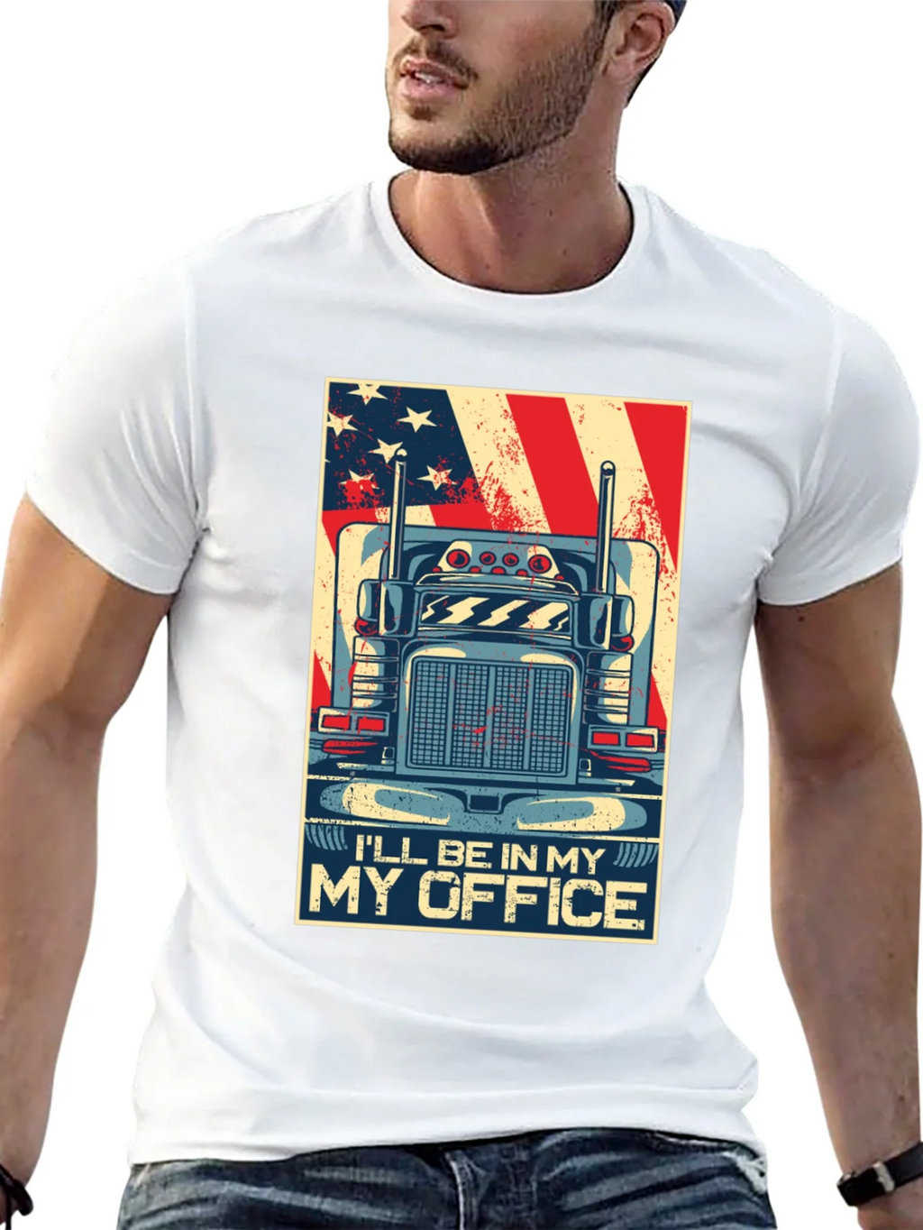 Trucker T-Shirt - Ill Be In My Office product image 12