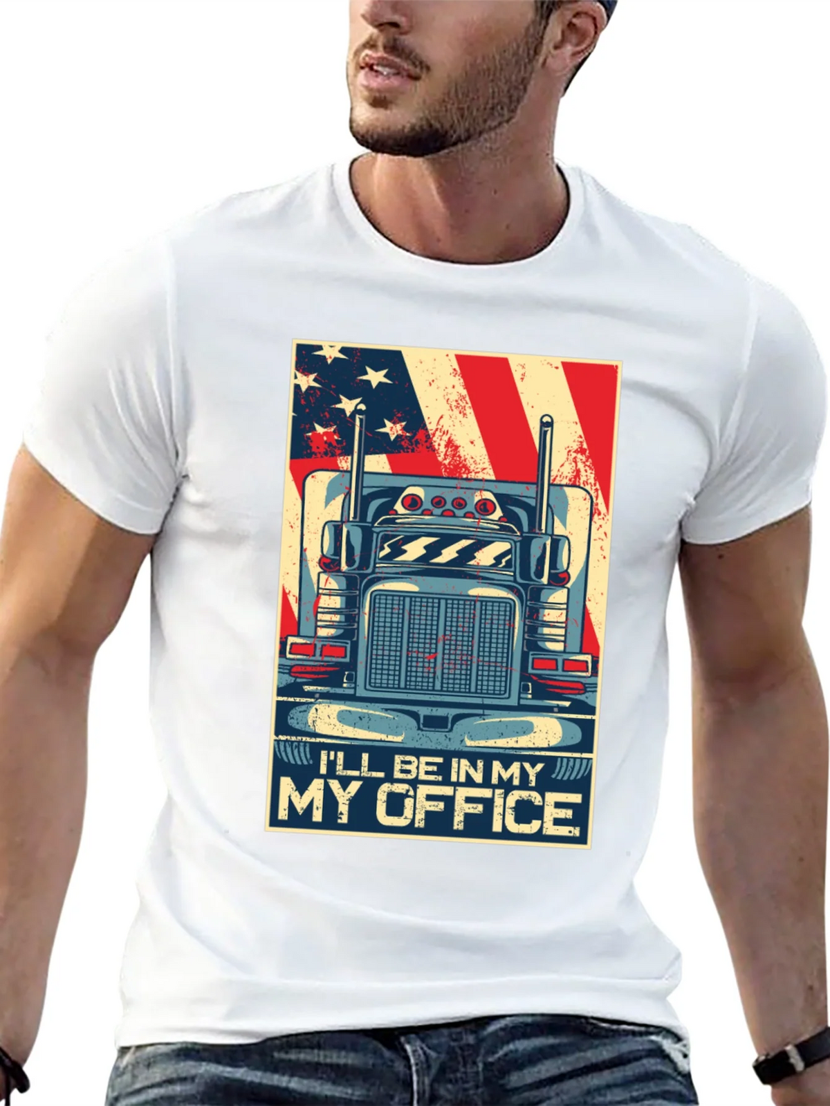 Trucker T-Shirt - Ill Be In My Office product image 12