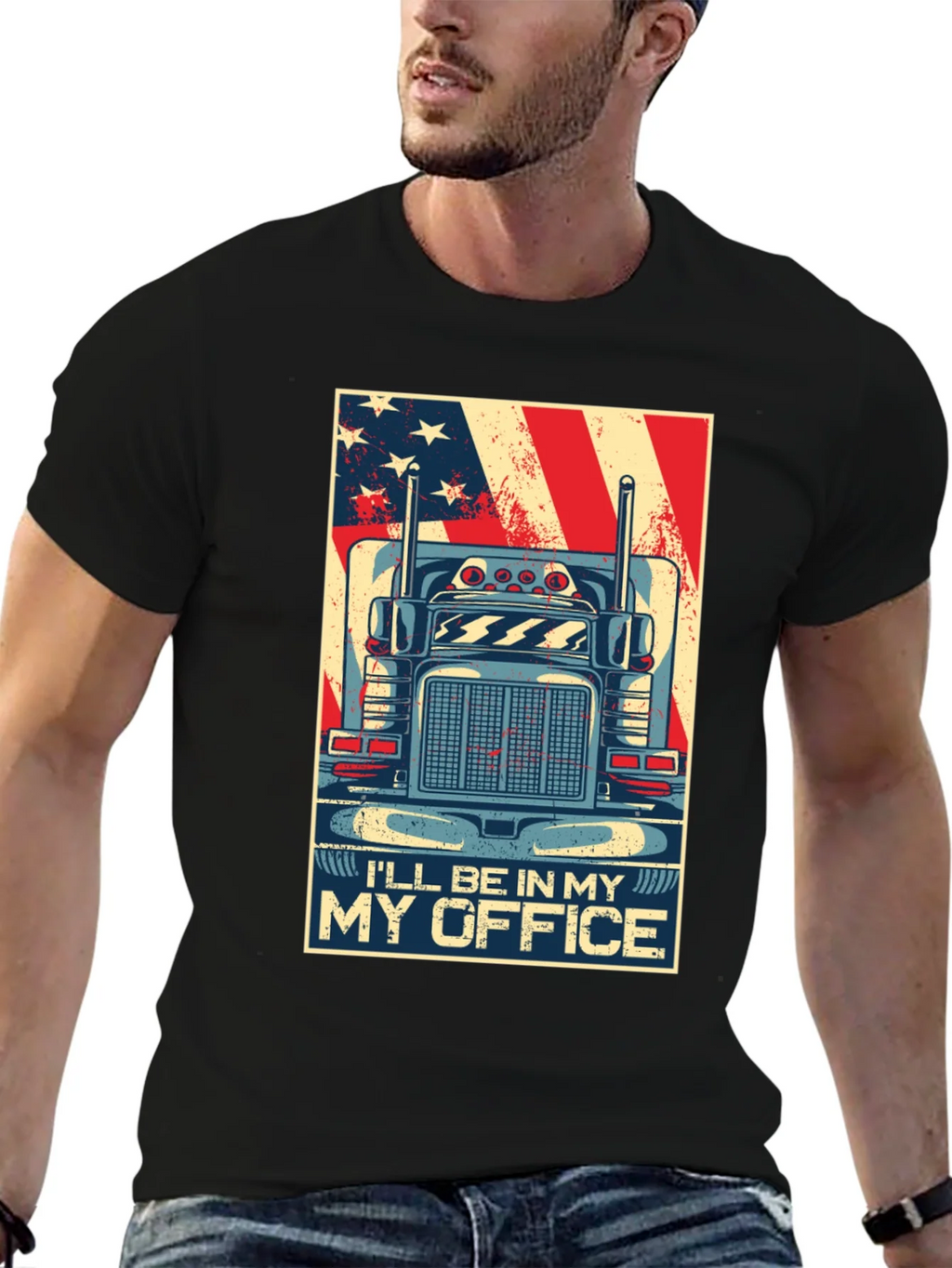 Trucker T-Shirt - Ill Be In My Office product image 6