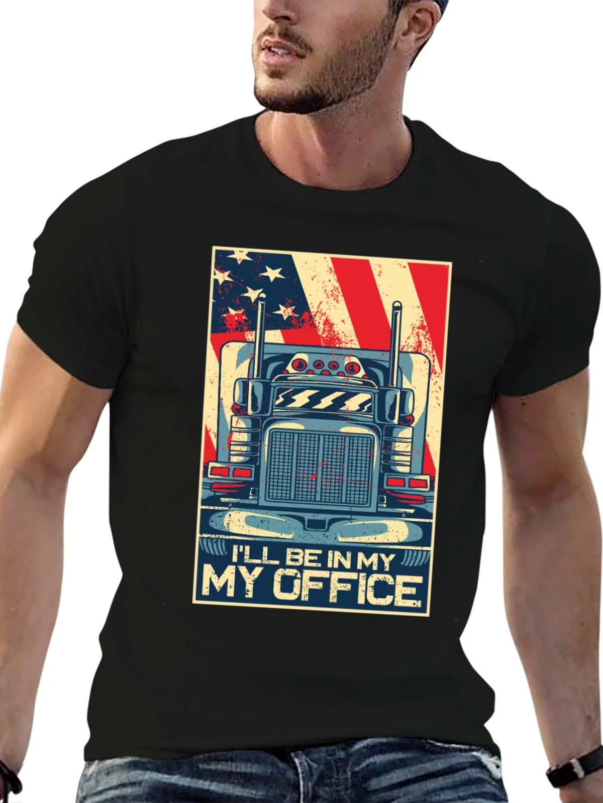 Trucker T-Shirt - Ill Be In My Office product image 6