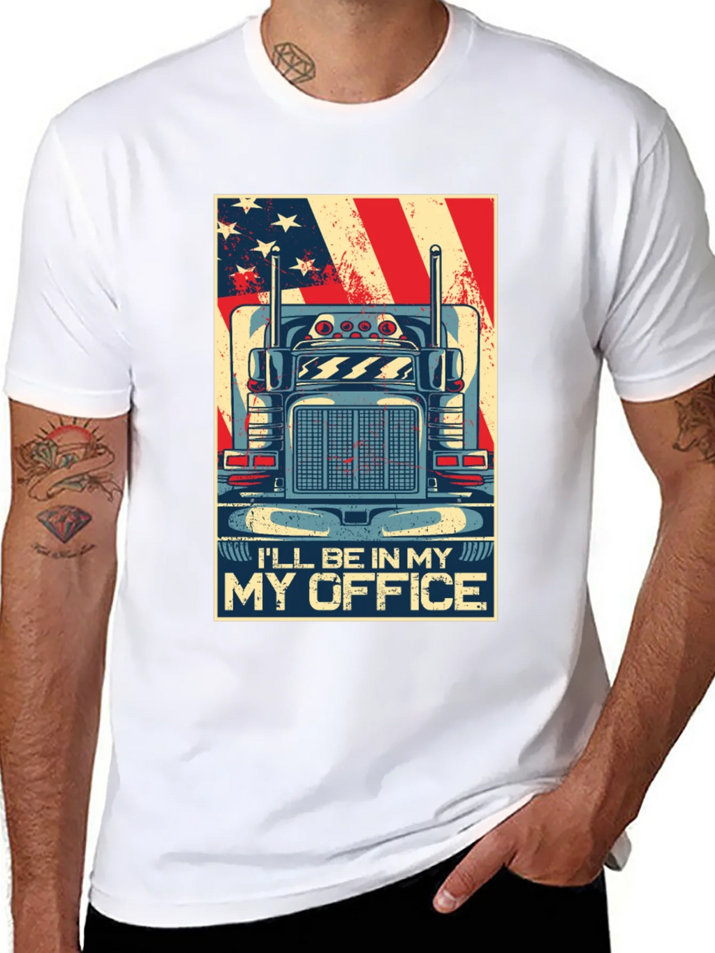 Trucker T-Shirt - Ill Be In My Office product image 7