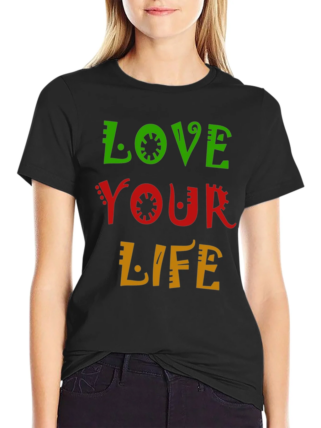Love Your Life Graphic Tee - Black T-Shirt product image 2