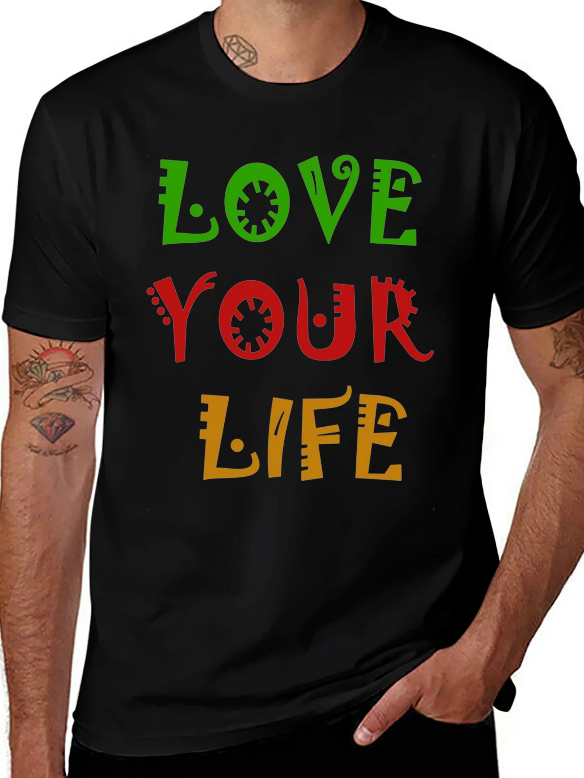 Love Your Life Graphic Tee - Black T-Shirt product image 1
