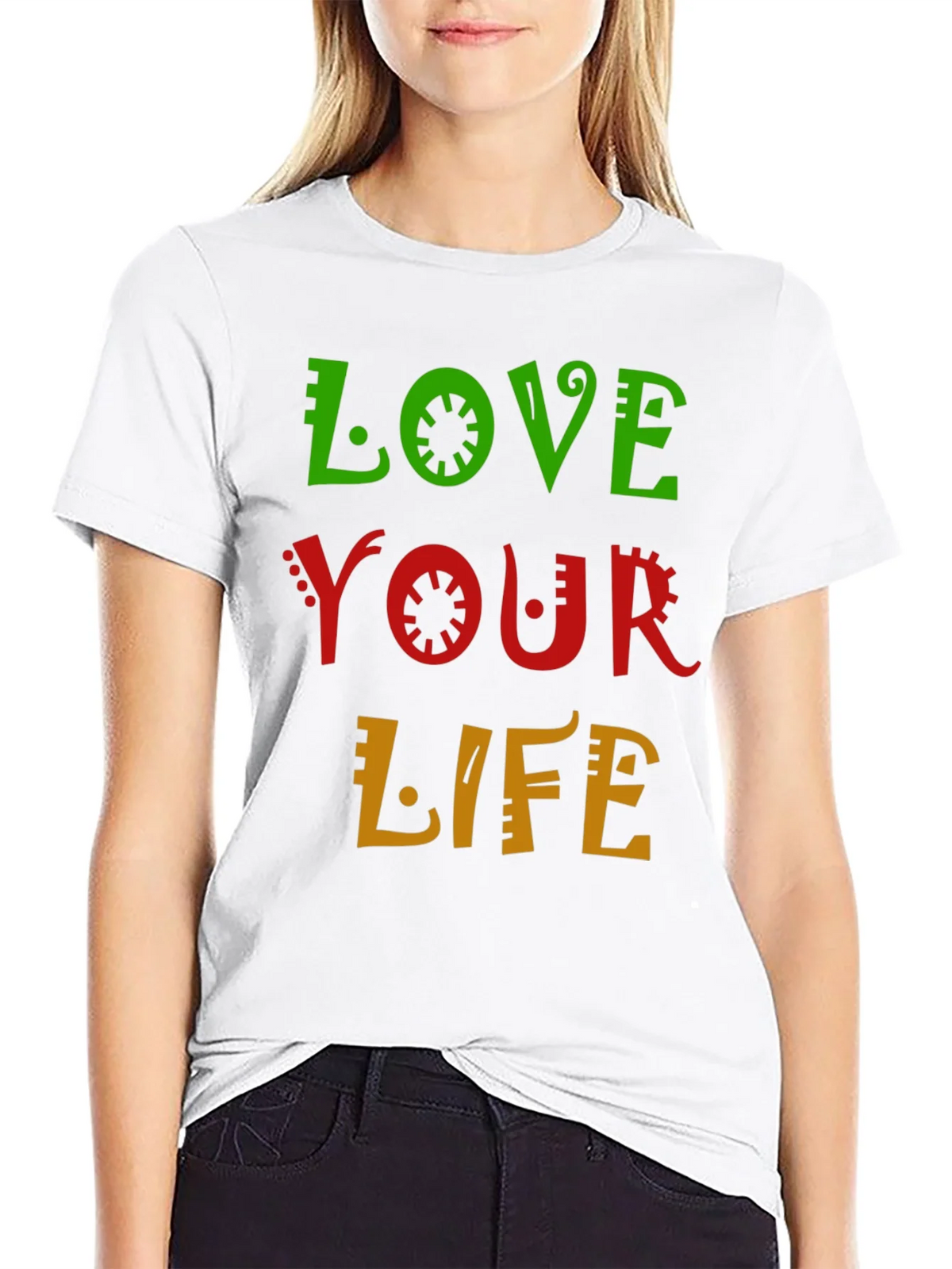 Love Your Life Graphic Tee - Black T-Shirt product image 7