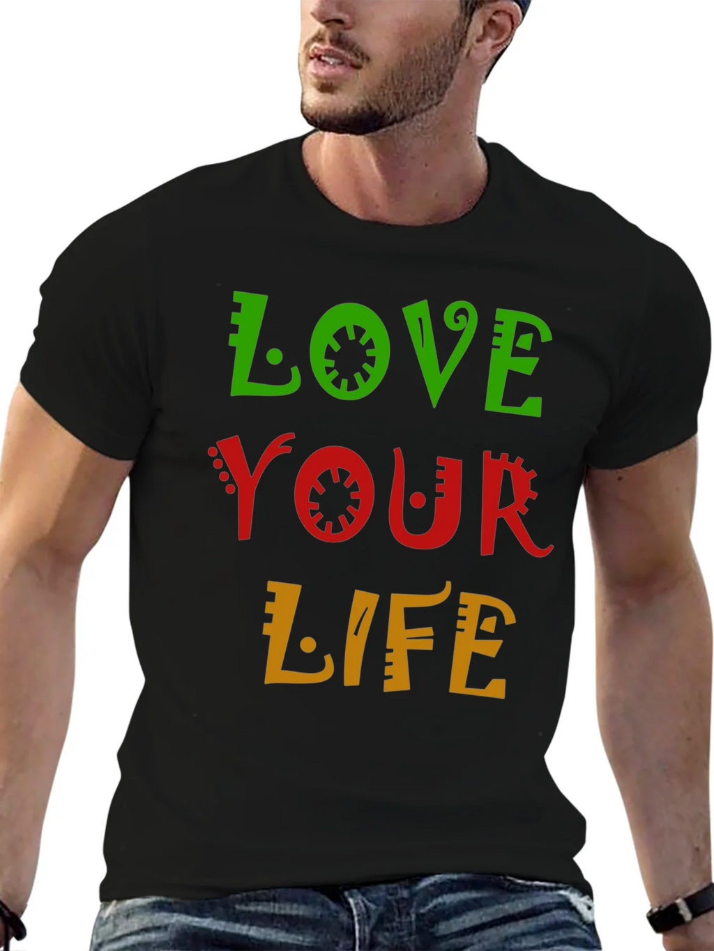 Love Your Life Graphic Tee - Black T-Shirt product image 5