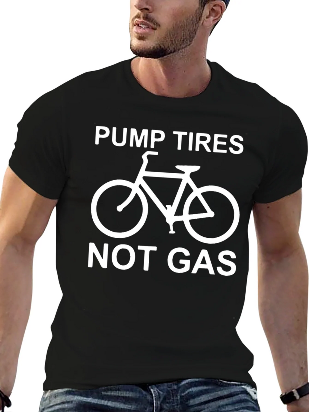 Pump Tires Not Gas - Graphic T-Shirt product image 6