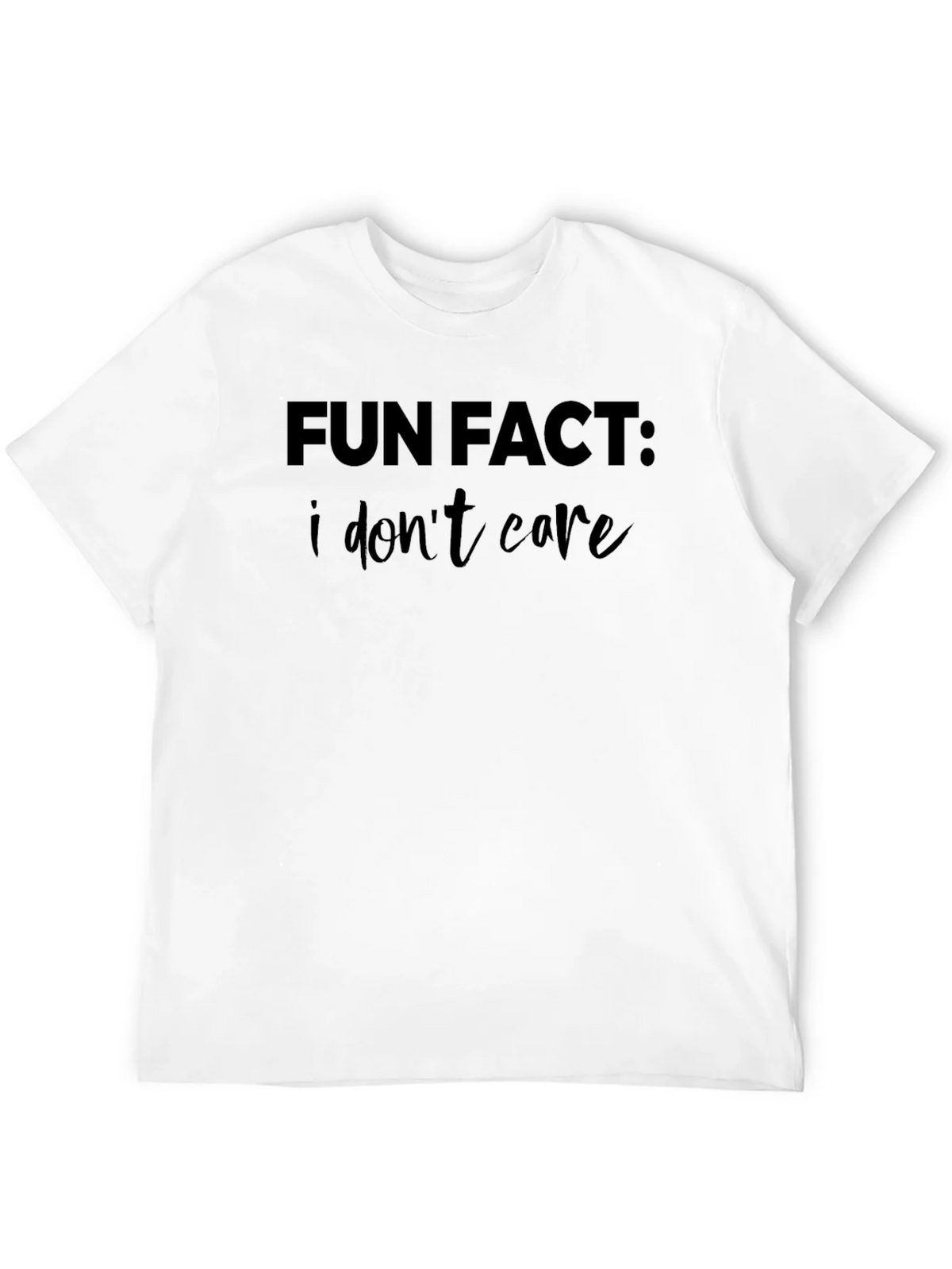 Fun Fact: I Dont Care Graphic Tee product image 9