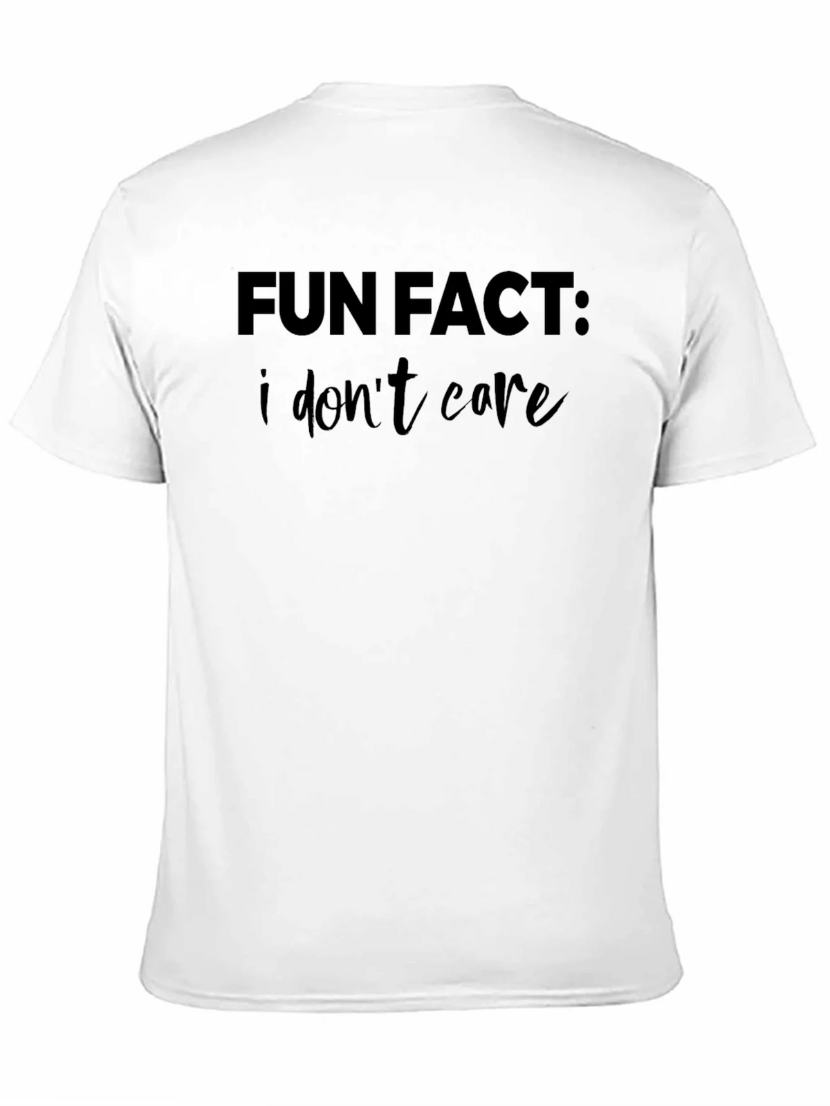 Fun Fact: I Dont Care Graphic Tee product image 8