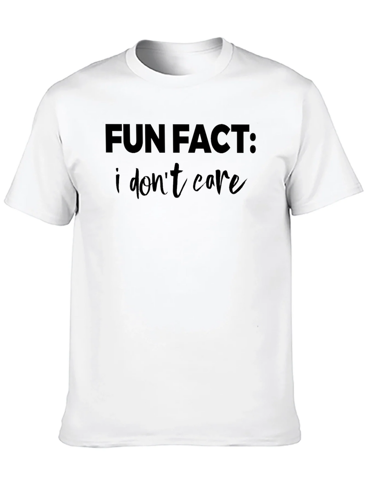 Fun Fact: I Dont Care Graphic Tee product image 7