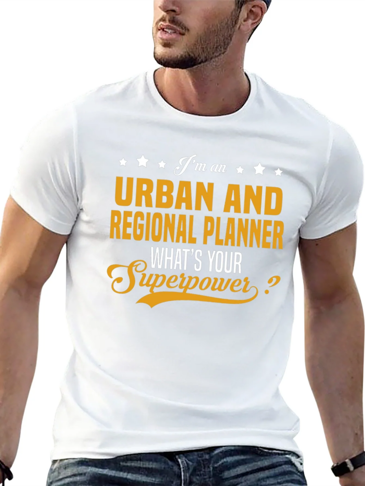 Urban Planner Superpower Black T-Shirt product image 11