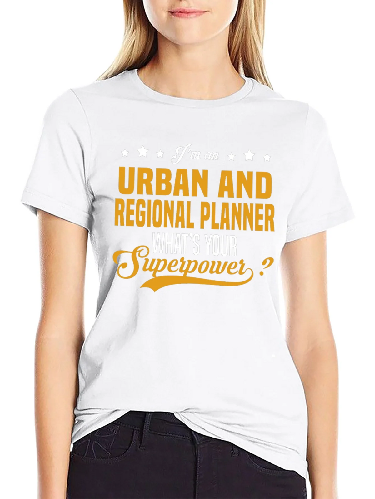 Urban Planner Superpower Black T-Shirt product image 8