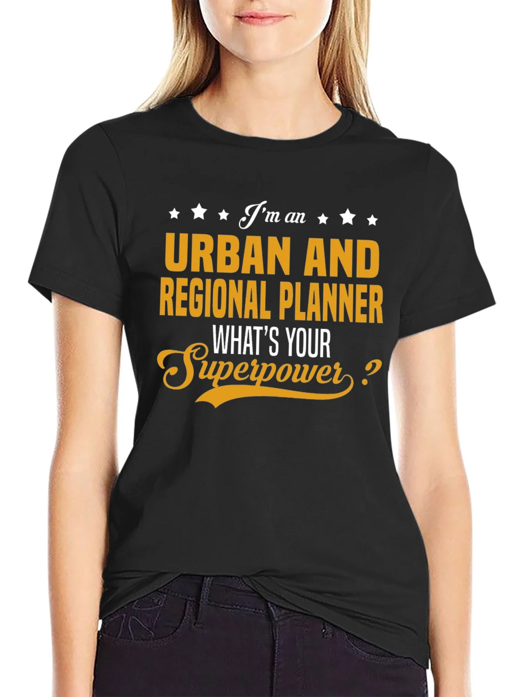 Urban Planner Superpower Black T-Shirt product image 2