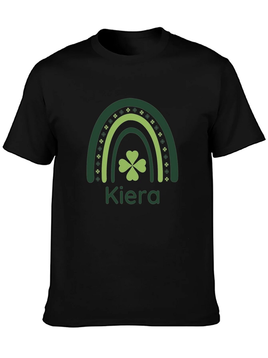 Kiera St. Patricks Day Rainbow Clover Tee product image 3
