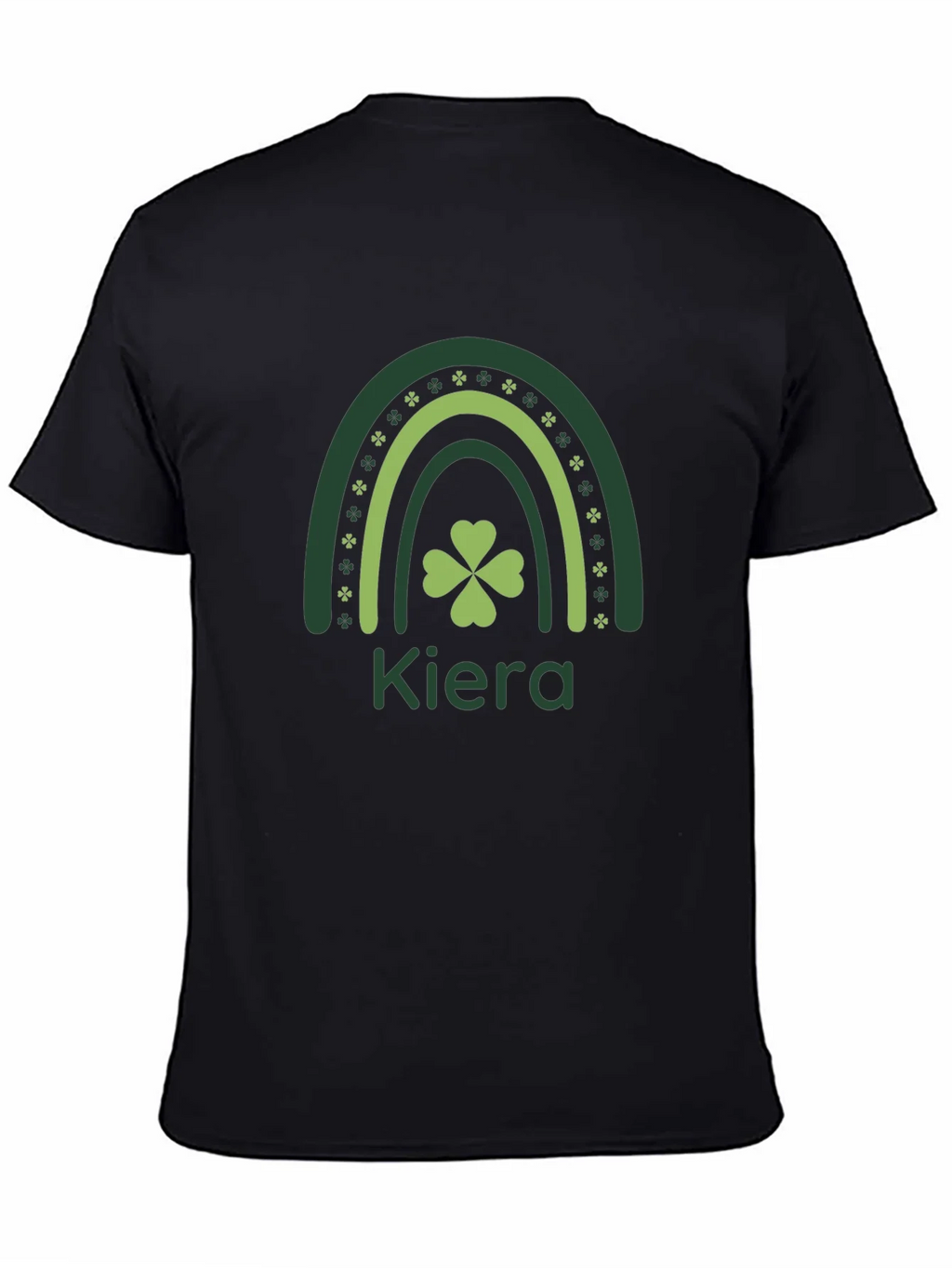 Kiera St. Patricks Day Rainbow Clover Tee product image 4