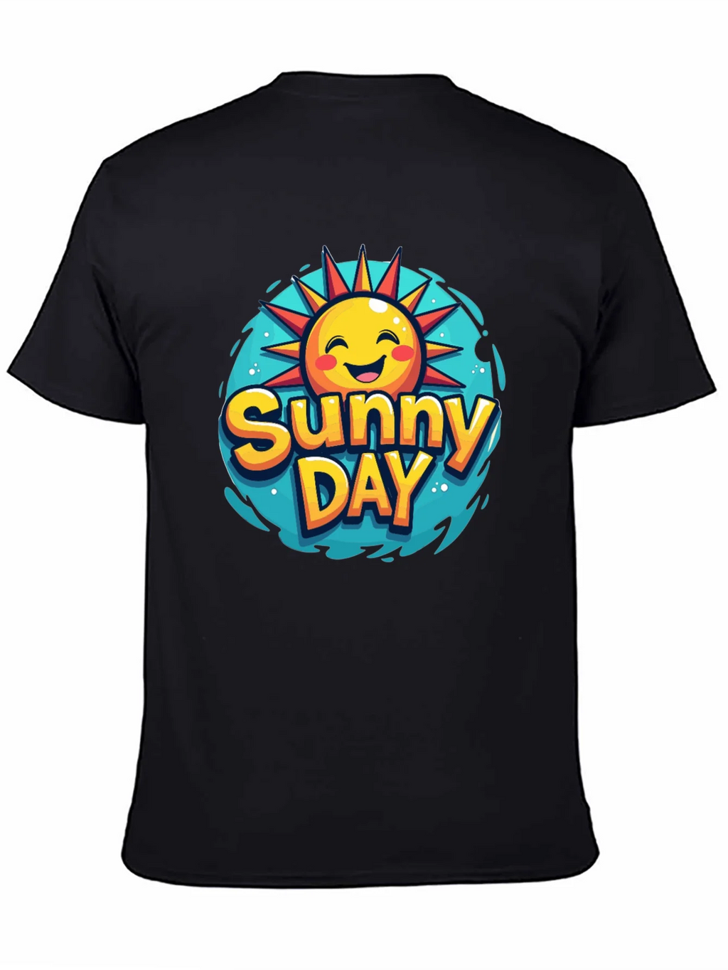 Sunny Day Graphic T-Shirt - Black product image 4