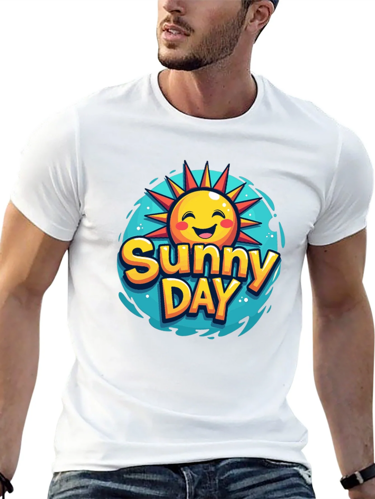 Sunny Day Graphic T-Shirt - Black product image 12
